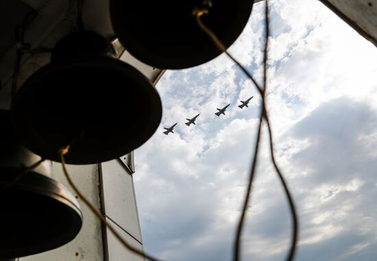 Russia Victory Day Parade Rehearsal