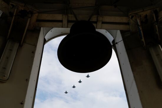 Russia Victory Day Parade Rehearsal