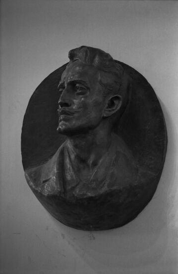 Bas-relief of Karl Liebknecht