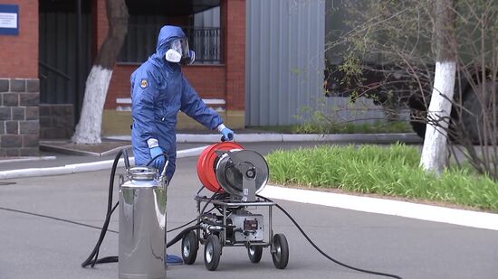 Russia Coronavirus Disinfection