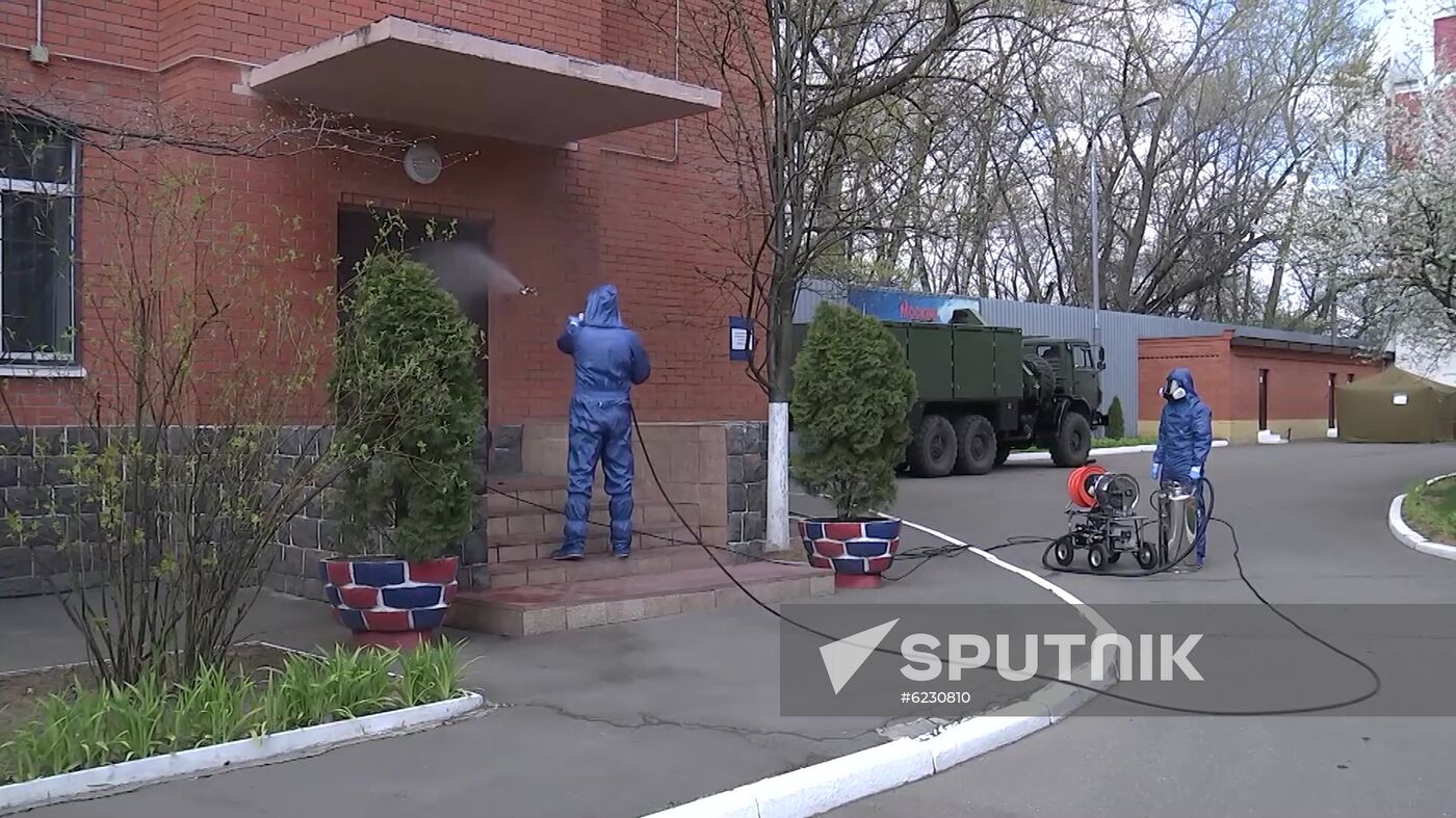 Russia Coronavirus Disinfection