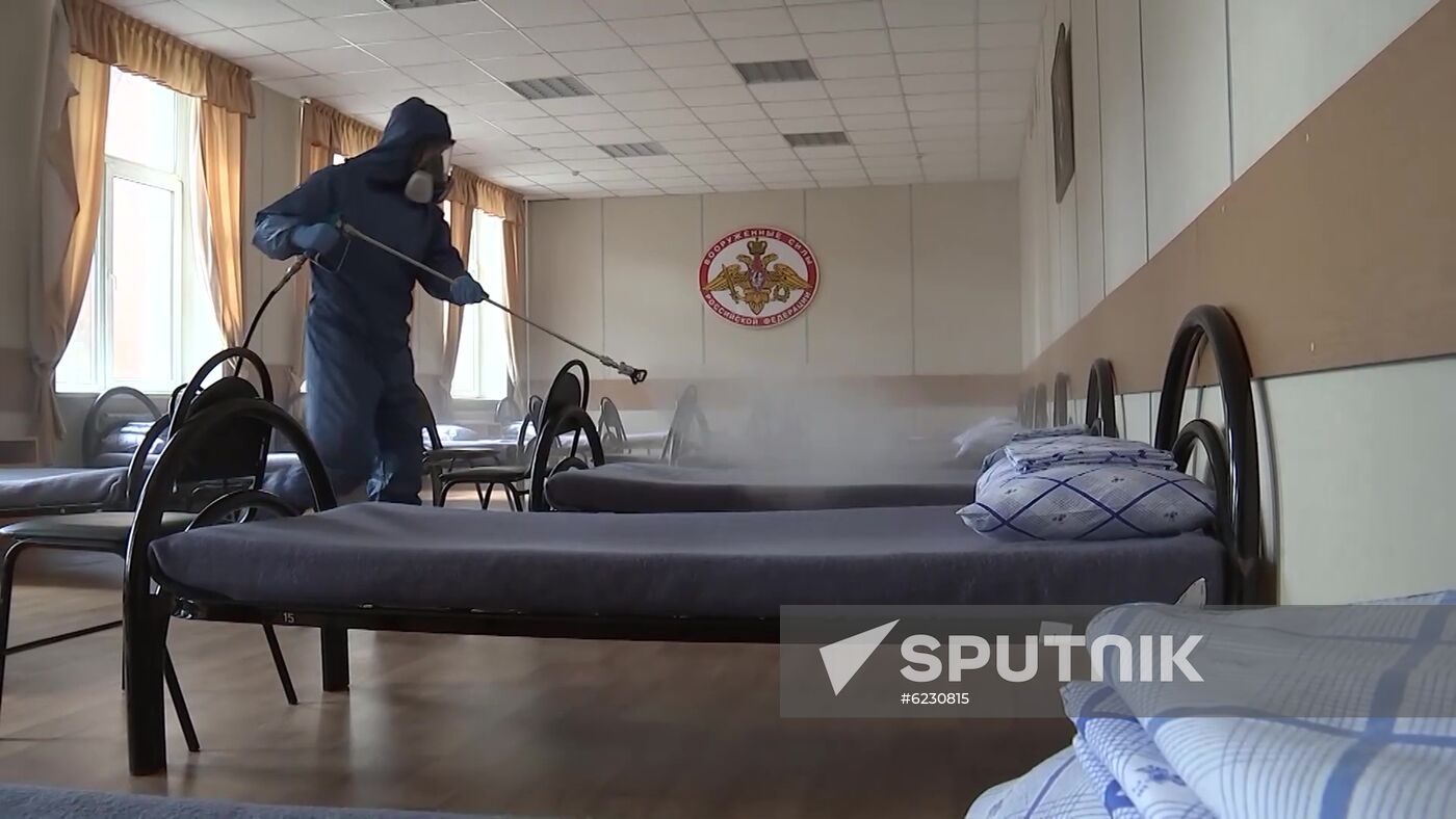 Russia Coronavirus Disinfection