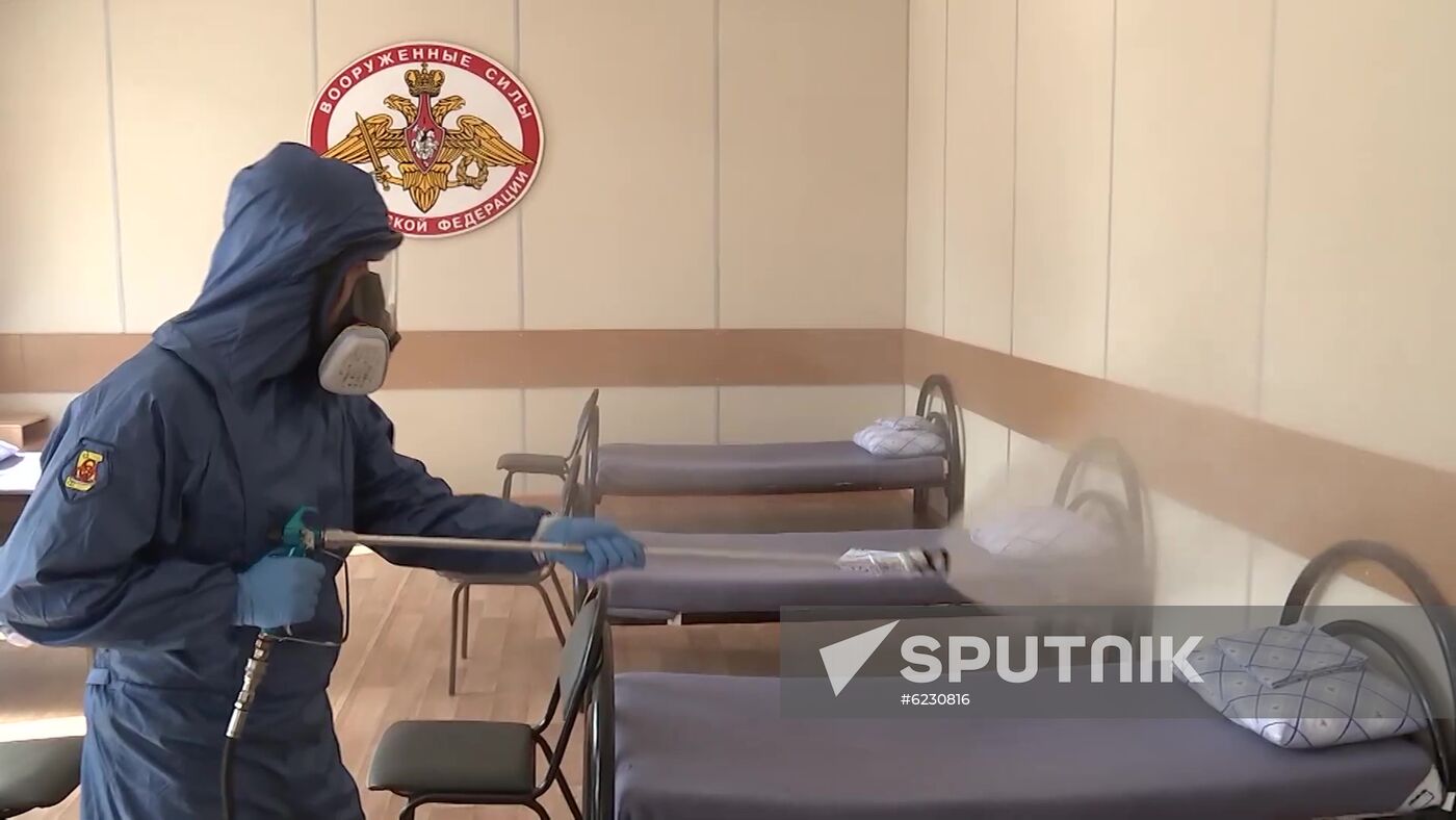 Russia Coronavirus Disinfection