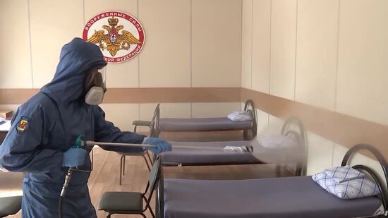 Russia Coronavirus Disinfection
