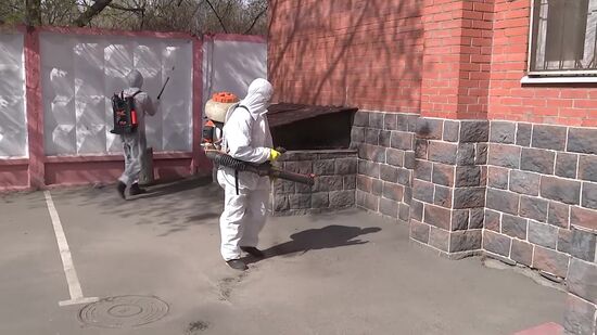 Russia Coronavirus Disinfection