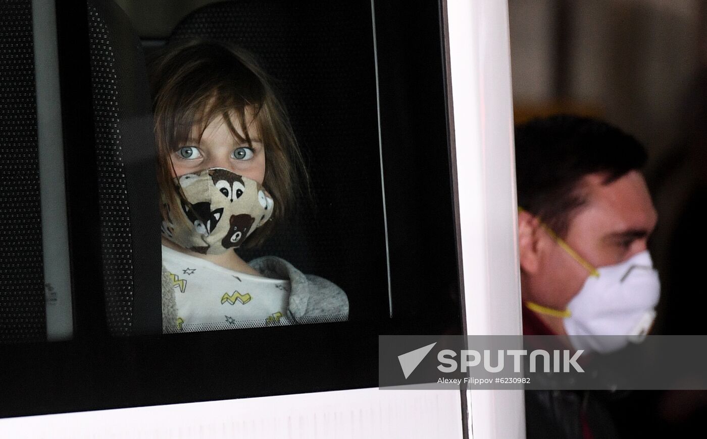 Russia Coronavirus Tourists Return