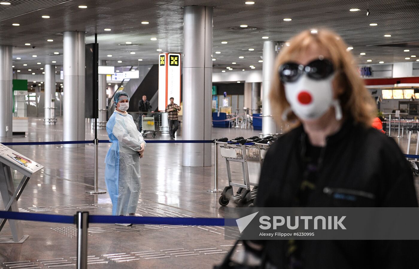 Russia Coronavirus Tourists Return