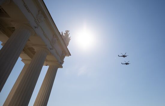 Russia Victory Day Parade Rehearsal