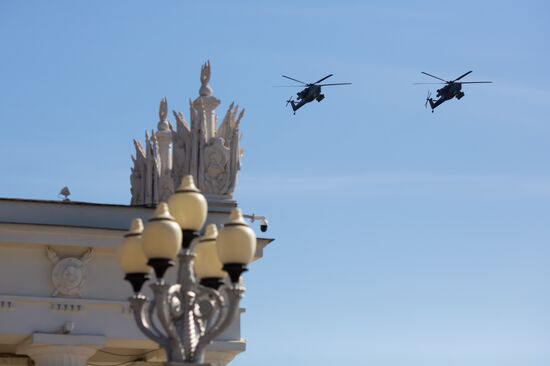 Russia Victory Day Parade Rehearsal