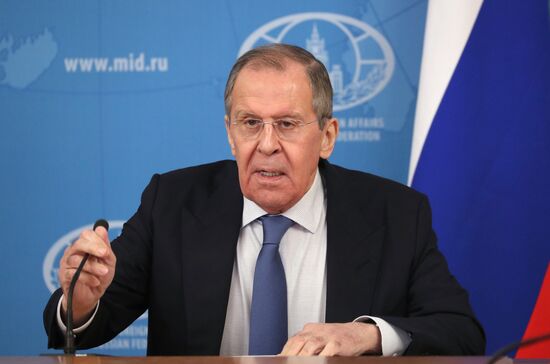 Russia Lavrov Normandy Four Meeting