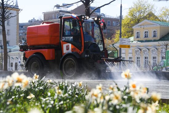 Russia Coronavirus Disinfection
