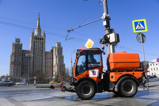 Russia Coronavirus Disinfection