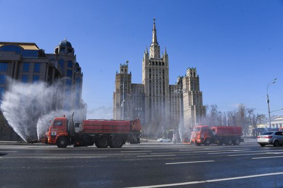 Russia Coronavirus Disinfection