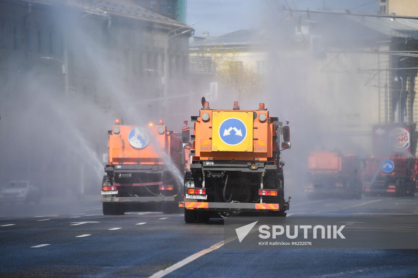 Russia Coronavirus Disinfection