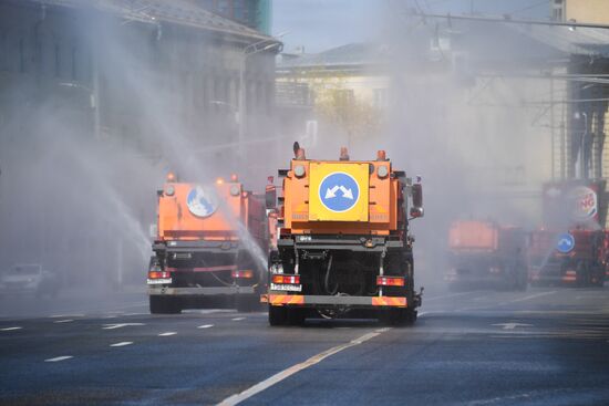 Russia Coronavirus Disinfection