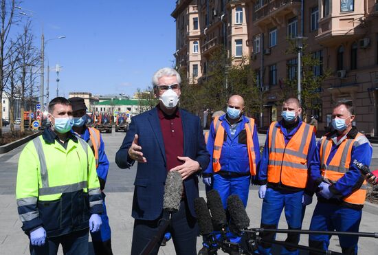 Russia Coronavirus Disinfection