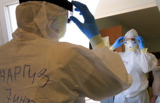 Russia Coronavirus Red Area