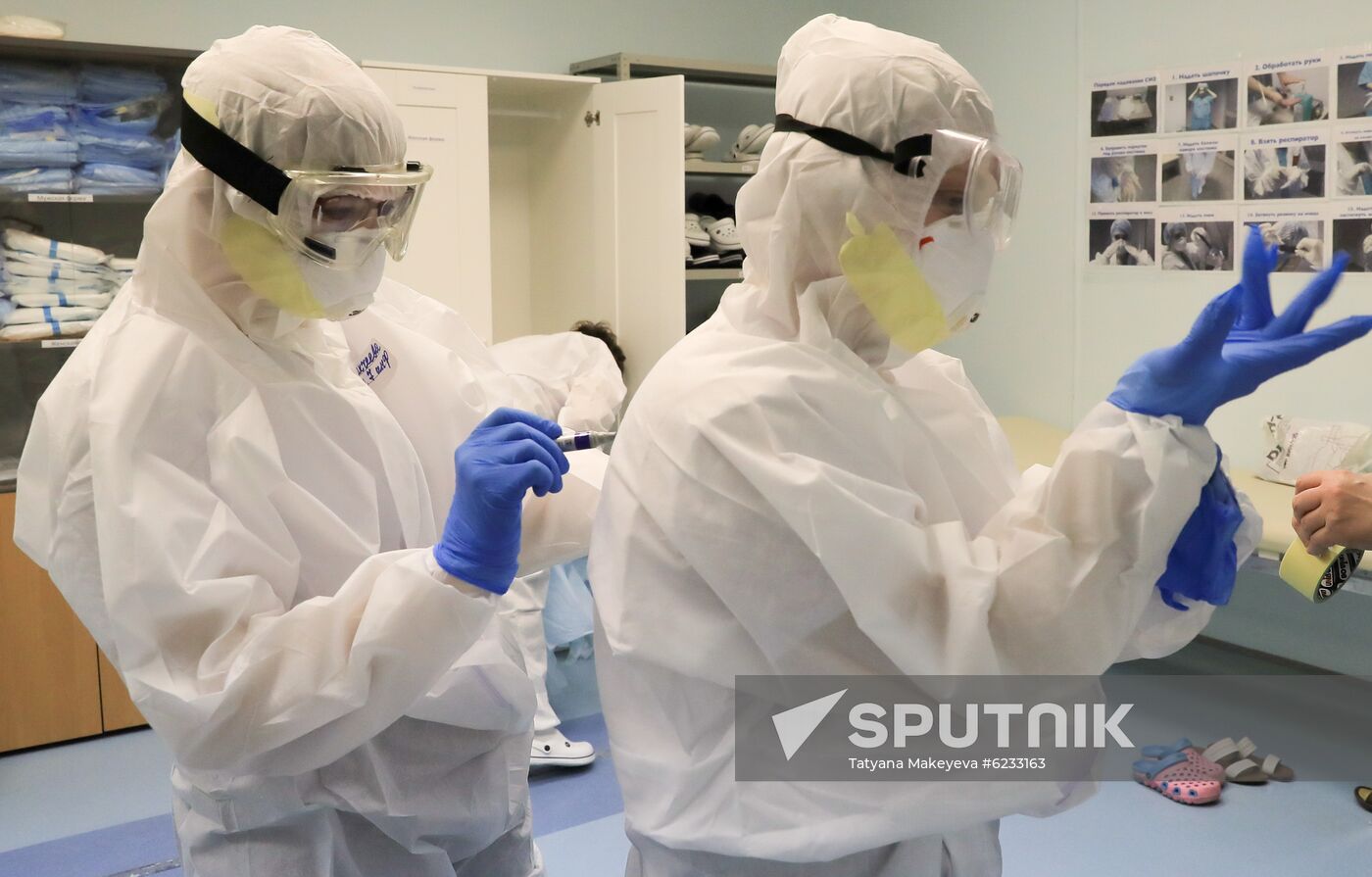 Russia Coronavirus Red Area