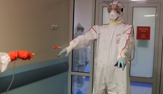 Russia Coronavirus Red Area