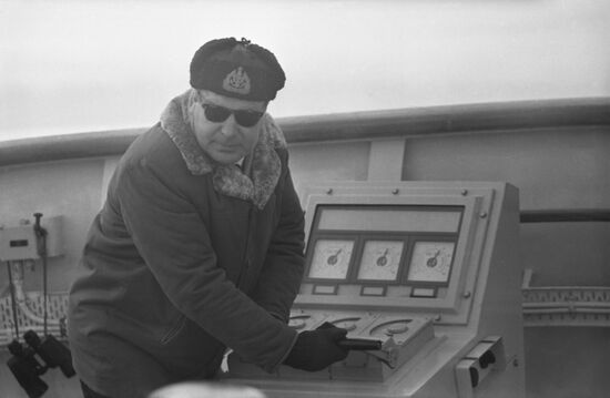 Captain of Murmansk icebreaker Fyodor Fedoseyev