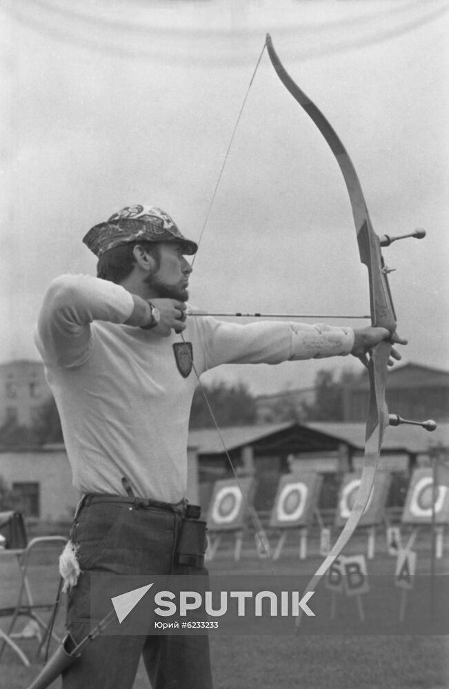 Soviet athlete Vyacheslav Krasnov