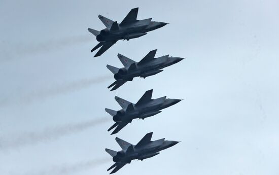 Russia Victory Day Parade Rehearsal