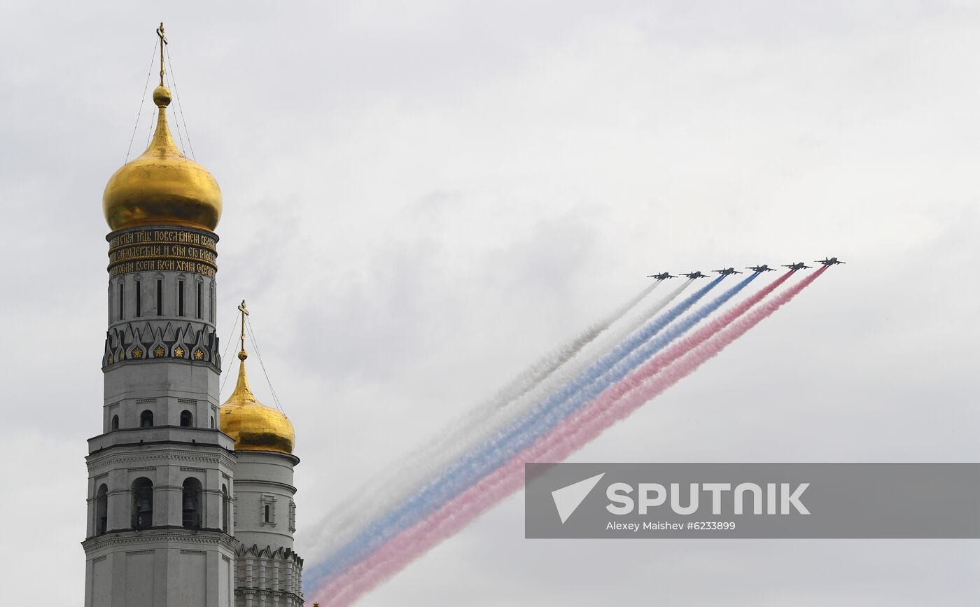 Russia Victory Day Parade Rehearsal