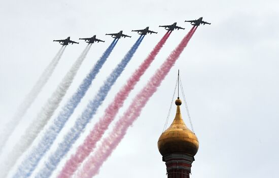 Russia Victory Day Parade Rehearsal