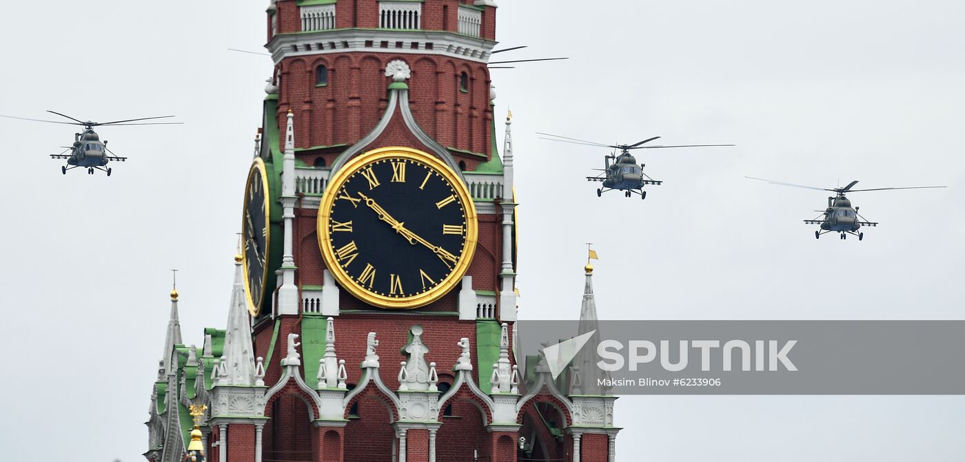 Russia Victory Day Parade Rehearsal