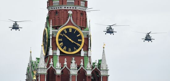 Russia Victory Day Parade Rehearsal