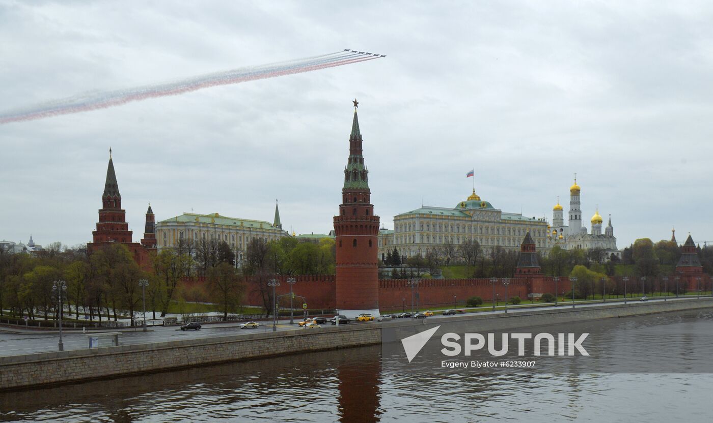 Russia Victory Day Parade Rehearsal