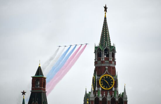 Russia Victory Day Parade Rehearsal