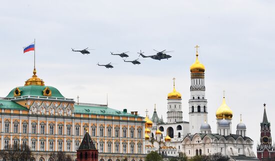 Russia Victory Day Parade Rehearsal