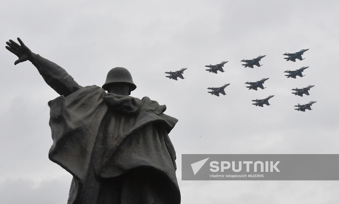 Russia Victory Day Parade Rehearsal
