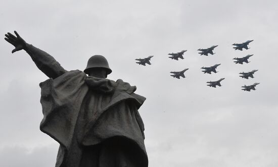 Russia Victory Day Parade Rehearsal