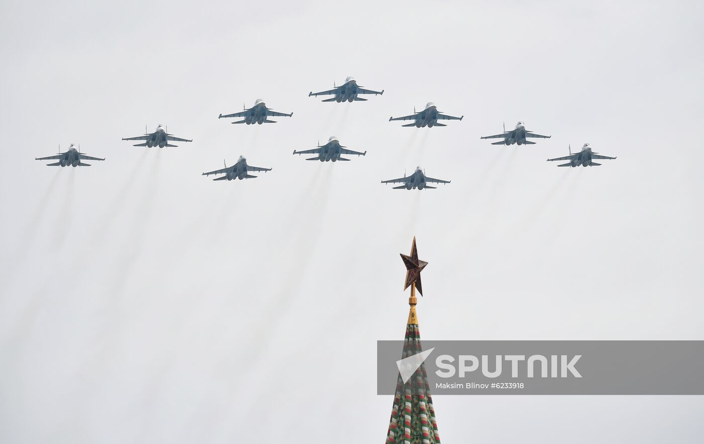 Russia Victory Day Parade Rehearsal