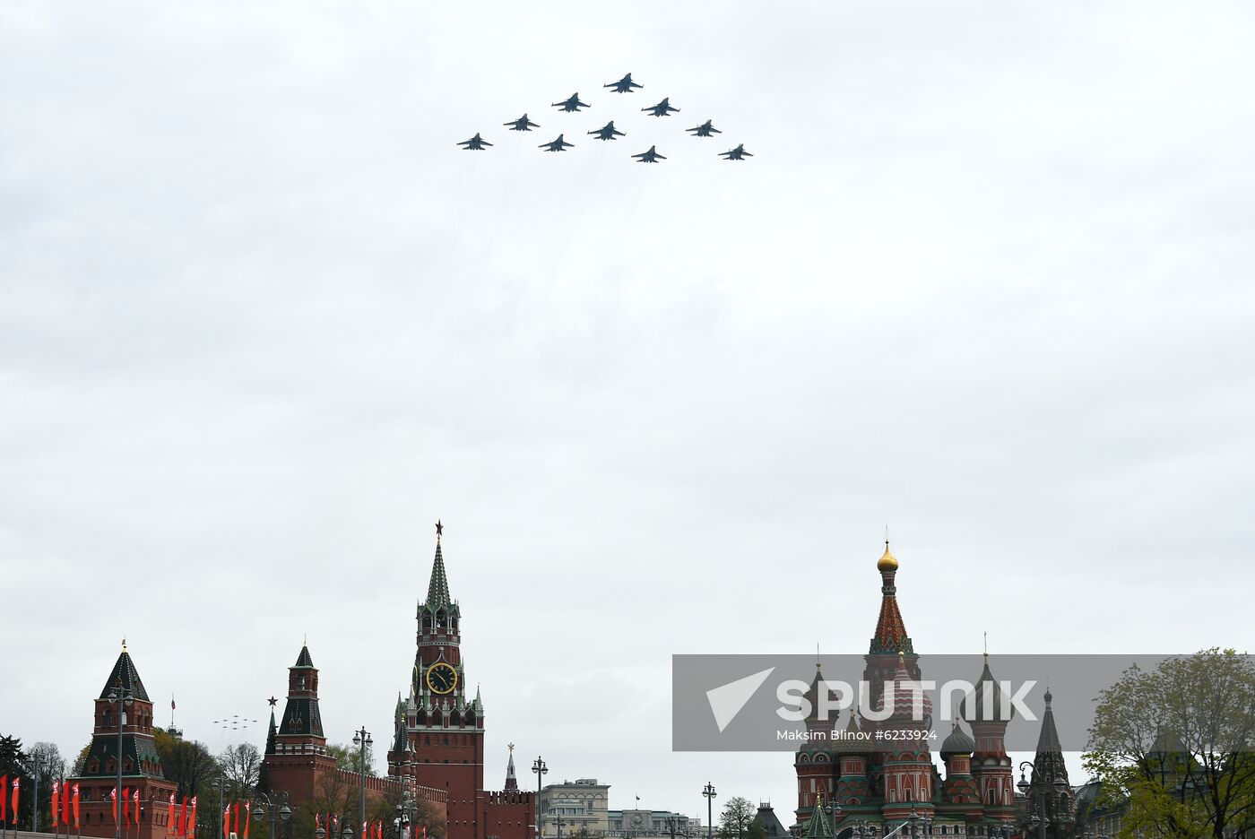 Russia Victory Day Parade Rehearsal