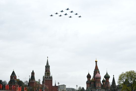 Russia Victory Day Parade Rehearsal