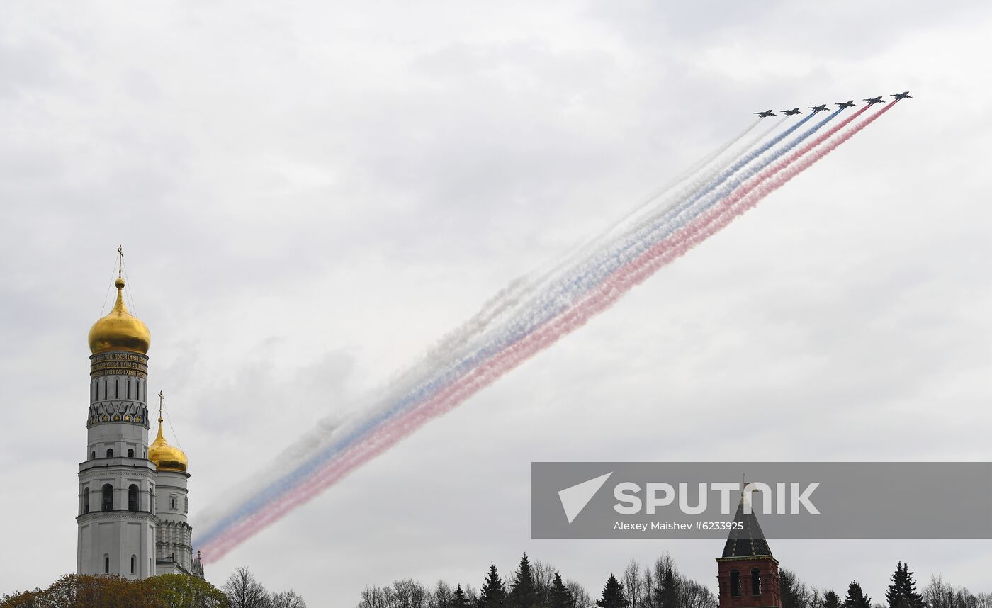 Russia Victory Day Parade Rehearsal