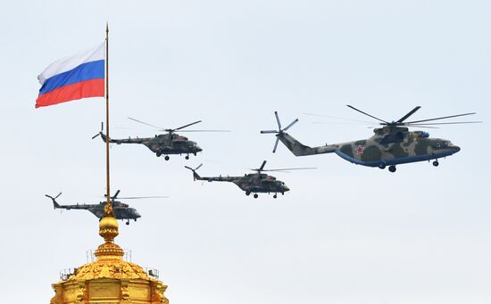 Russia Victory Day Parade Rehearsal