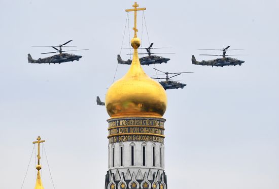 Russia Victory Day Parade Rehearsal