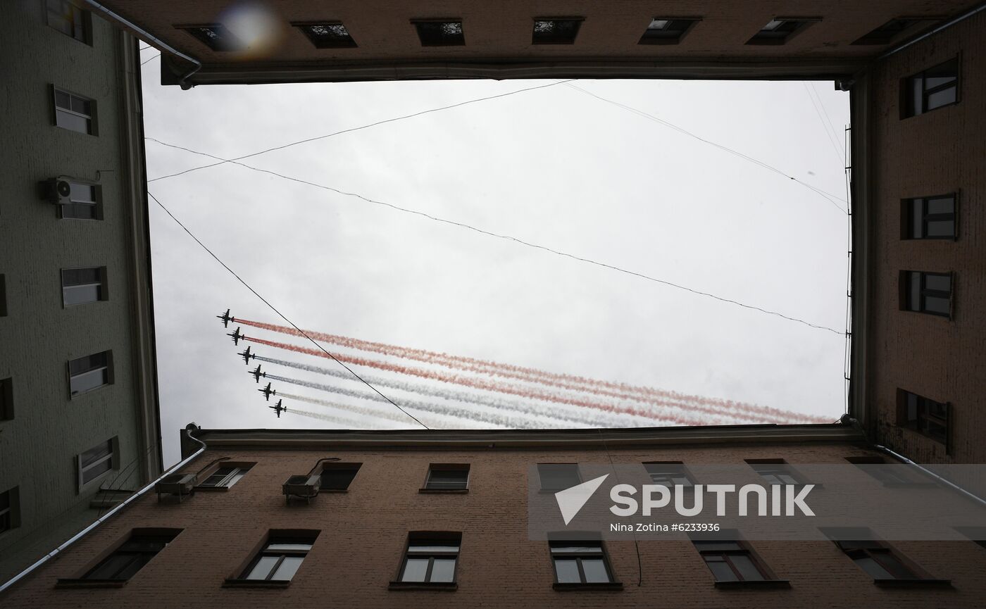 Russia Victory Day Parade Rehearsal