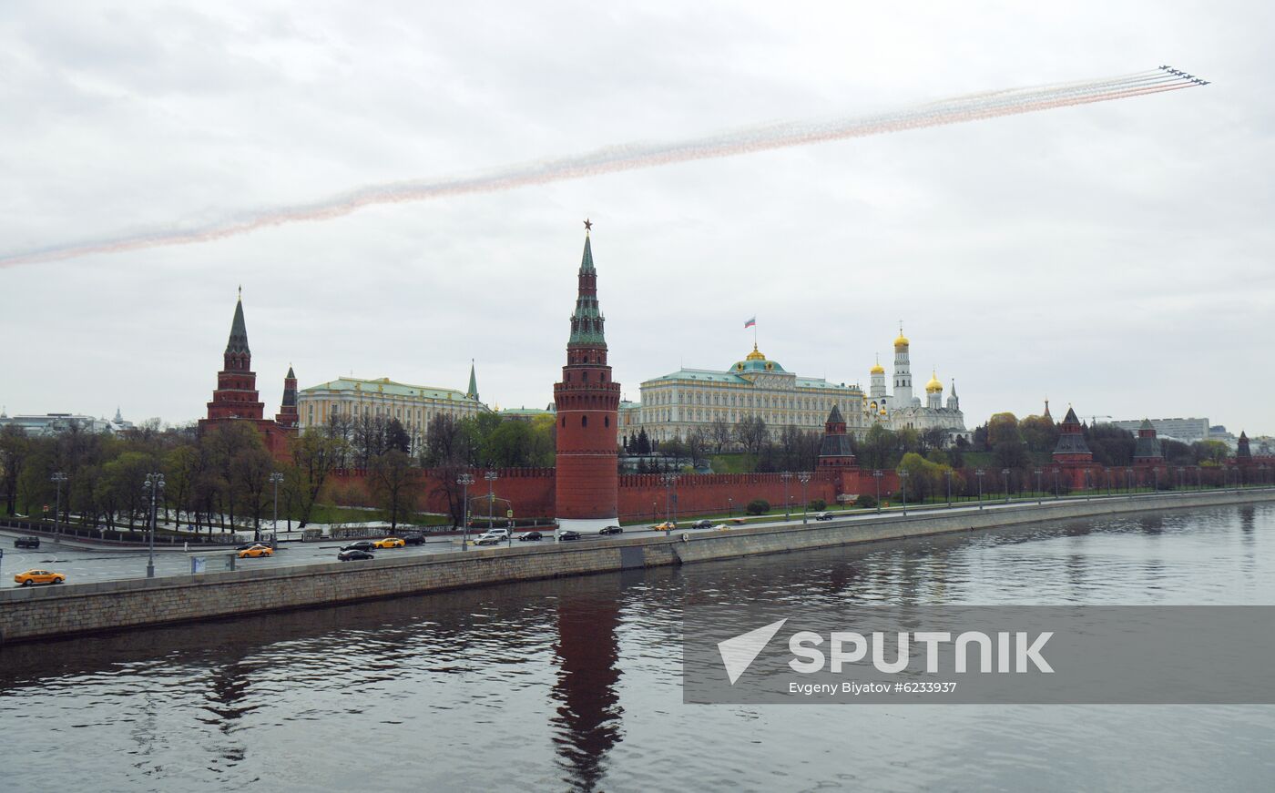 Russia Victory Day Parade Rehearsal