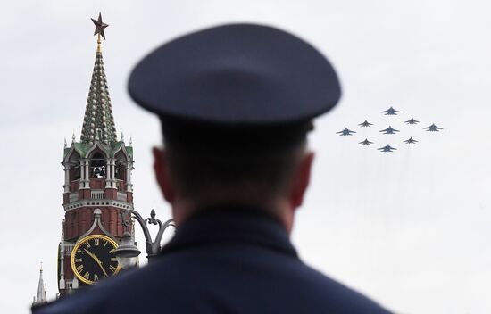 Russia Victory Day Parade Rehearsal
