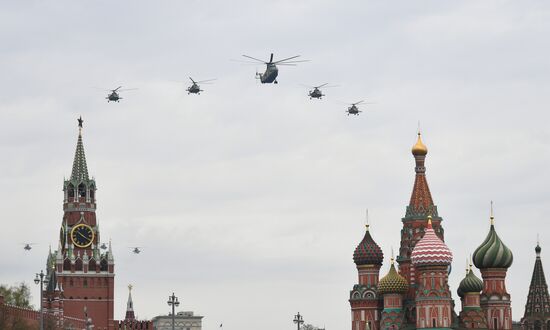 Russia Victory Day Parade Rehearsal