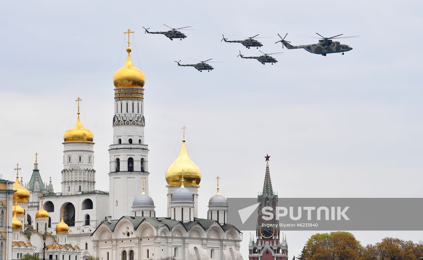 Russia Victory Day Parade Rehearsal