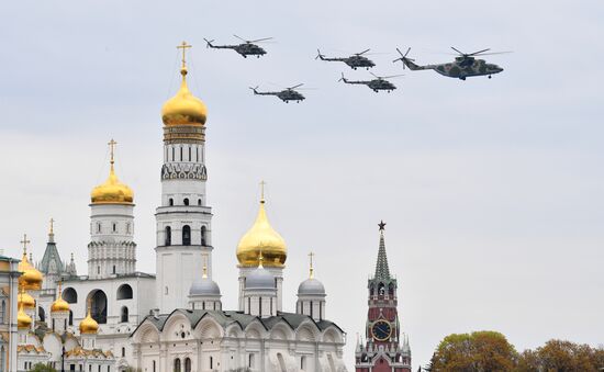Russia Victory Day Parade Rehearsal