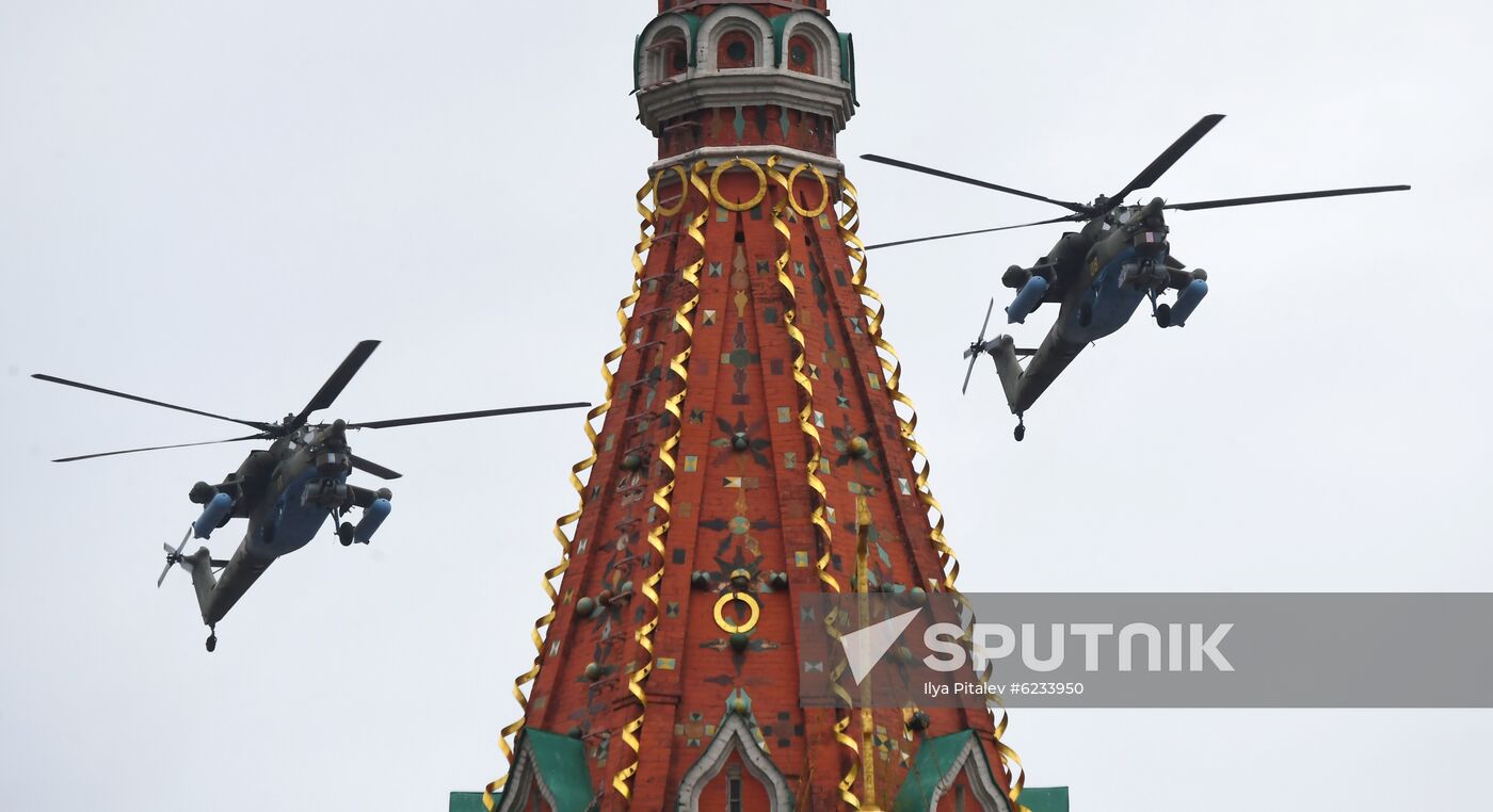 Russia Victory Day Parade Rehearsal