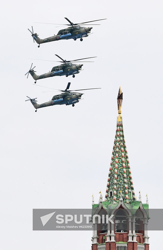 Russia Victory Day Parade Rehearsal