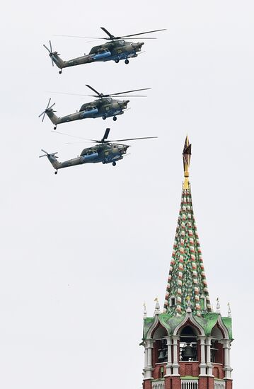 Russia Victory Day Parade Rehearsal